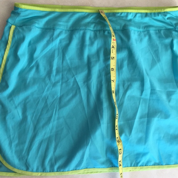 Izod cool fx teal & lime green skort medium - Picture 5 of 6